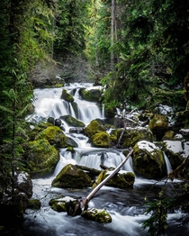 Secret waterfall in SW Washington state 