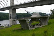 Section of Penobscot Narrows Bridge 