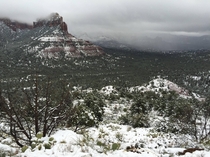 Sedona AZ looks absolutely breathtaking this time of year 
