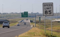 SH  near Austin Texas has the highest speed limit of any highway in the United States at  MPH