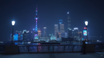 Shanghai looking so futuristic Star Trek vibes