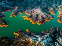 Shasta Lake from air 