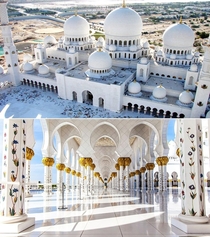 Sheikh Zayed Grand Mosque in Abu Dhabi 