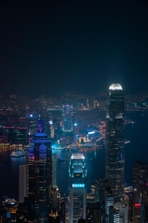 Shot of HK skyline 
