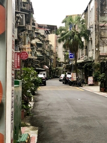 Side street in Taipei