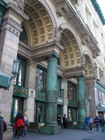 Siegel-Cooper store entrance in New York