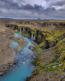 Sigldugljfur canyon Iceland 