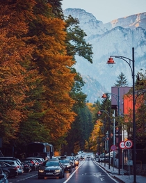 Sinaia Romania in the autumn