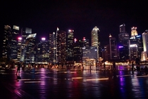 Singapore at night 