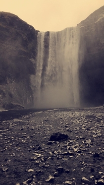 Skgafoos waterfalls Iceland   X