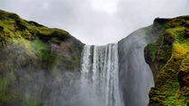 Skgafoss Waterfall Iceland 
