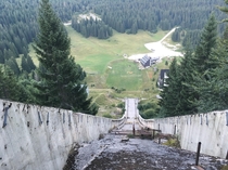 Ski jump ramp from  Sarajevo Winter Olympics