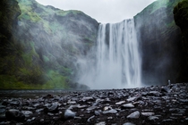 Skogafoss Falls Iceland by Geoff Watson
