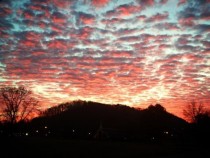 Sky over Lake Guntersville Alabama 