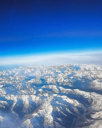 Sky over the Swiss Alps - 