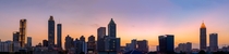 Skyline of Atlanta Georgia at twilight 