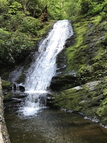 Small Waterfall in the Pisgah National Forest 