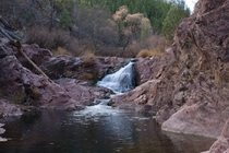 Small Waterfall in Tonto National Forest Arizona 