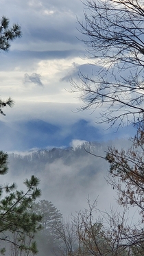 Smoky Mountains TN this morning 