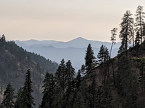 Smoky vista view Central Washington USA 