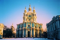 Smolny Cathedral in Saint Petersburg 