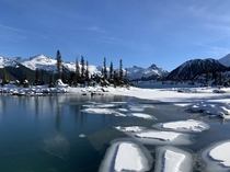 Snow place like the mountains Garibaldi Lake British Columbia