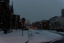 Snowfall in Harrisburg PA 