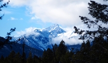 Snowy Peaks Invermere British Columbia 