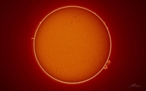 Sol  -Hydrogen Alpha image of the Sun taken from Chattanooga Tennessee
