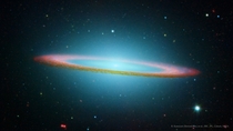 Sombrero Galaxy - spans about  light years across and lies  million light years away