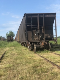 Some train carts we found close to my house