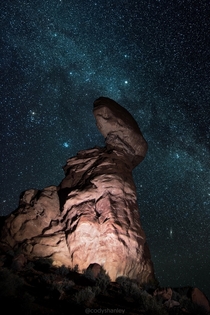 Southern Utah is notorious for dark skies and this night was no exception 