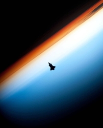 Space Shuttle Endeavor Photographed from the International Space Station
