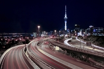 Spaghetti junction in Auckland New Zealand 