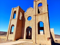 Spanish Catholic church Southern Colorado Built in th century partially burned down in the s