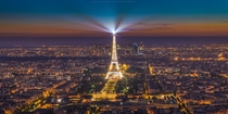 Sparkling Eiffel - Pariss steel jewel the Eiffel Tower  by Coolbiere A x-post rFrancePics