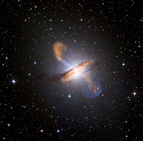 Spectacular new view of a supermassive black holes power in Centaurus A 