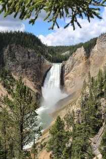 Spending the th of July at Yellowstone was a great idea Lower Canyon Falls 