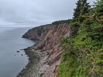Spent four days hiking the km Cape Chignecto coastal loop in Nova Scotia there were some pretty amazing views along the way 