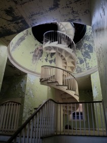 Spiral Staircase at former Western State Lunatic Asylum Staunton Va 