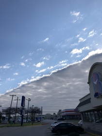 Split sky in Irving TX