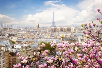 Springtime in Paris France