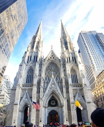 St Patricks Cathedral in New York captured on a GoPro