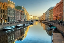 St Petersburg canal 