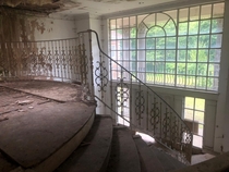 Staircase in an Abandoned Mansion