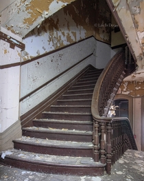 Staircase in an abandoned Mansion OC