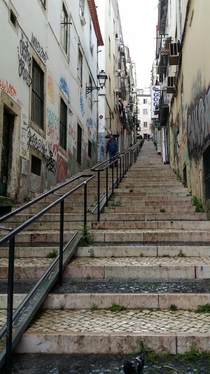 Stairway in Lisbon
