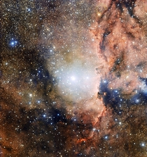 Star cluster NGC  and Nebula NGC  