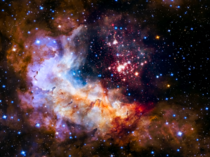 Star Cluster Westerlund  within the Gum  Nebula