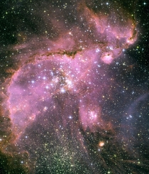 Star-forming region in the Small Magellanic Cloud